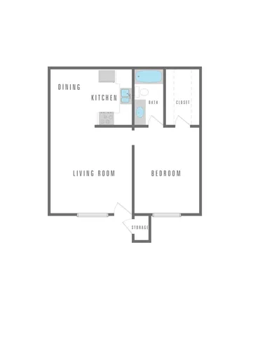 1 Bed 1 Bath