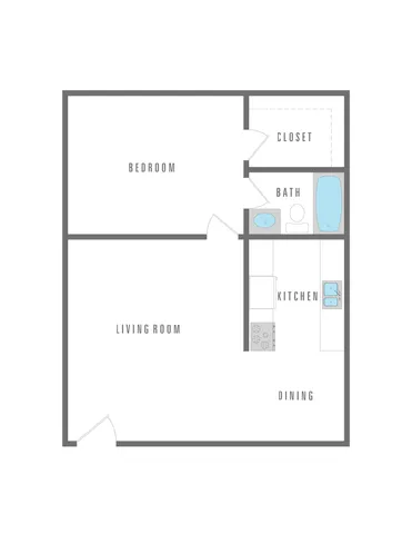 1 Bed 1 Bath