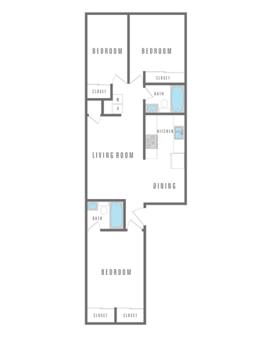 3 Bedroom 2 Bath