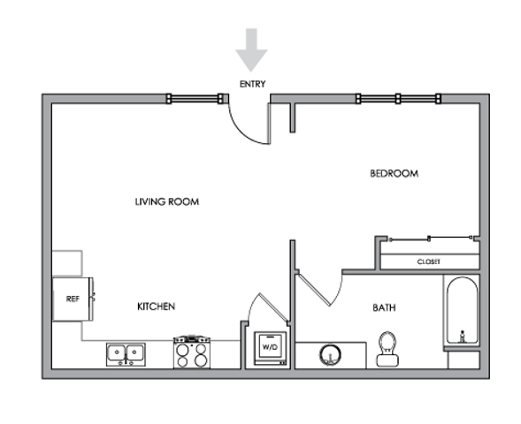 2D Floor Plan Rendering - Studio