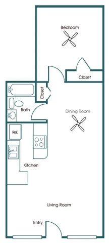 One Bedroom - One Bath