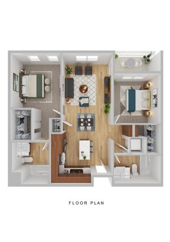 B2 - 2x2 - 1052 sqft