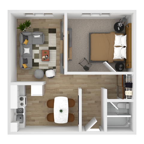 1-Bedroom 1-Bathroom