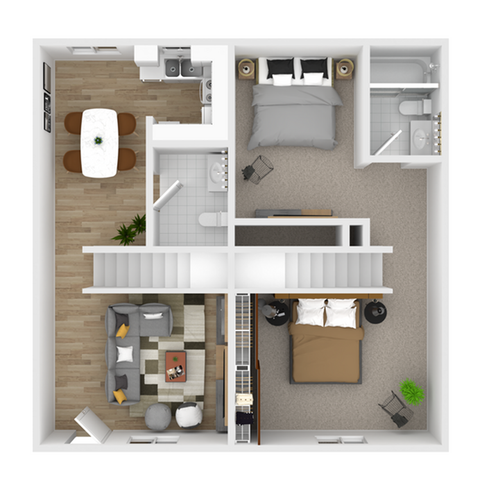 2-Bedroom 1.5-Bathroom
