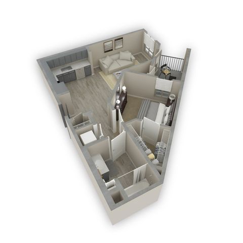 3D Floor Plan Rendering