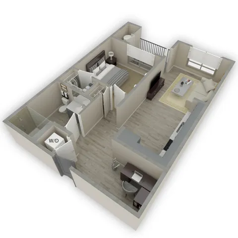 3D Floor Plan Rendering