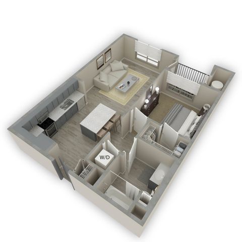 3D Floor Plan Rendering