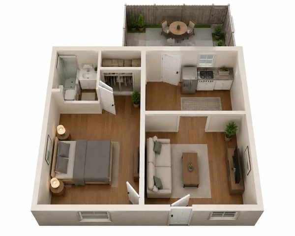 Duplex 1 bedroom 1 bathroom
