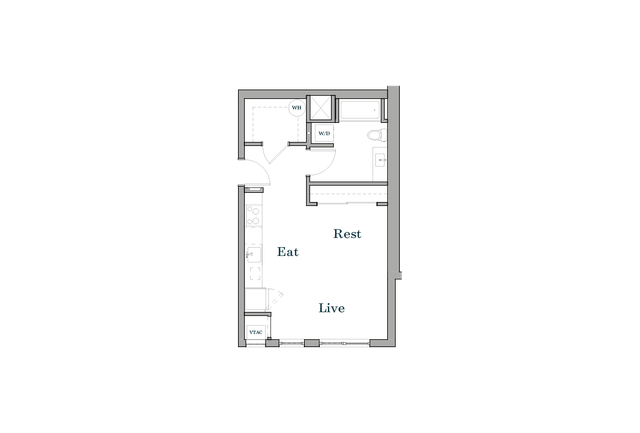 Studio A1 Floorplan