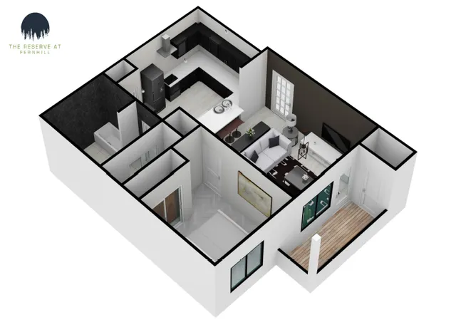 One Bedroom Floor Plan