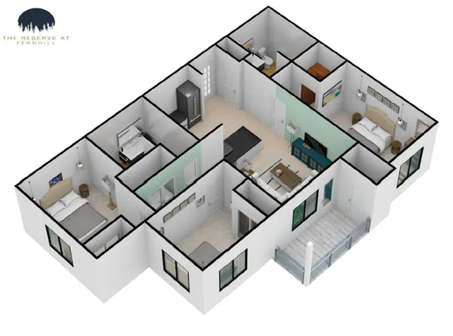 Three Bedroom Floor Plan