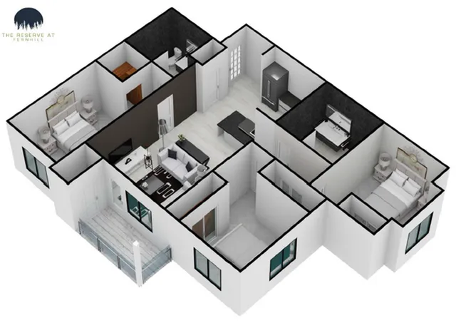 Three Bedroom Floor Plan