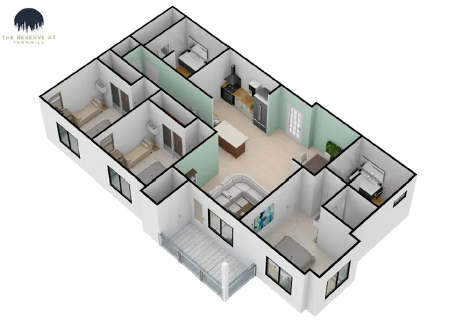 Three Bedroom Floor Plan
