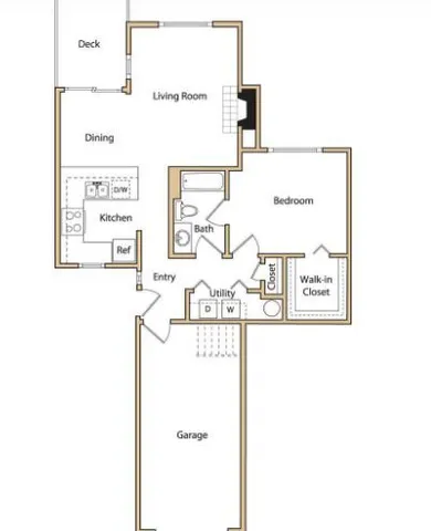 One Bedroom One Bathroom