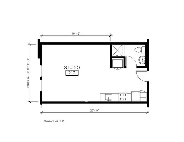 Studio 5 Floor Plan