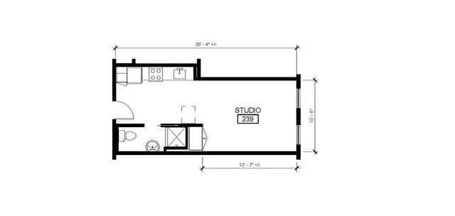 Studio 11 Floor Plan
