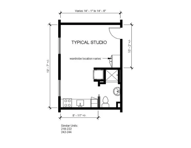 Studio 8 Floor Plan