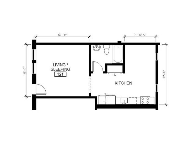 Studio 18 Floor Plan