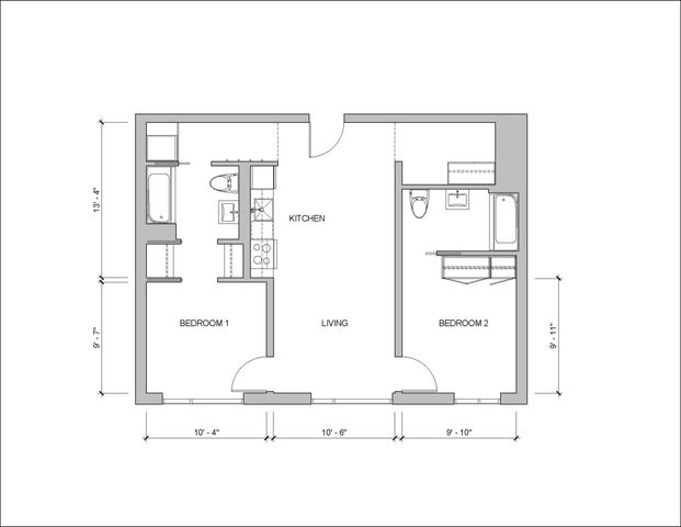 2 Bedroom Layout A