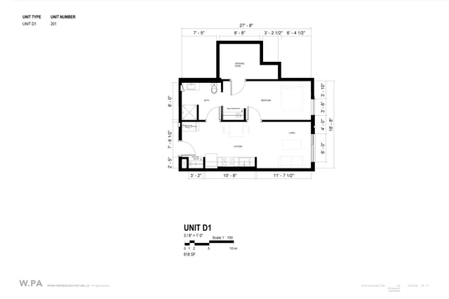 Unit D1 Floor Plan