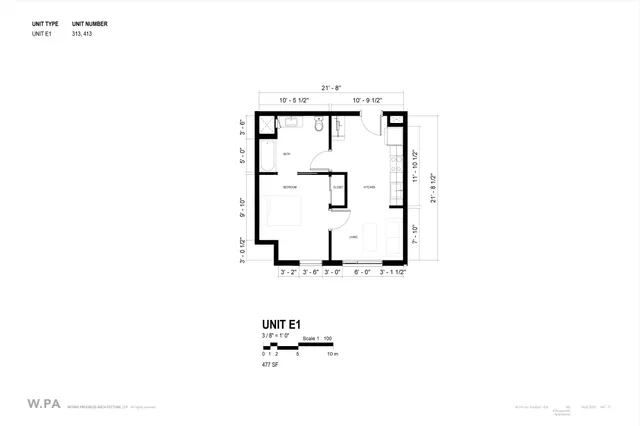 Unit E1 Floor Plan