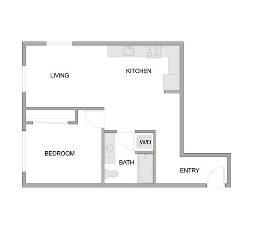 1X1 The Aspen One Bedroom