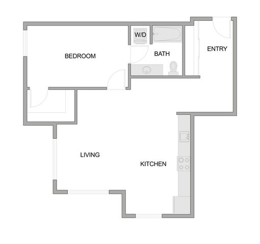 1X1 The Dogwood One Bedroom