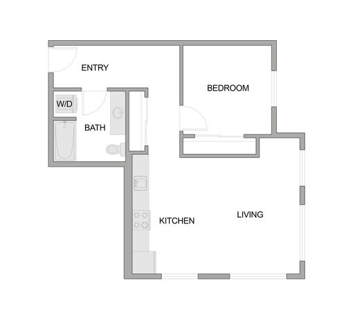 1X1 The Maple One Bedroom