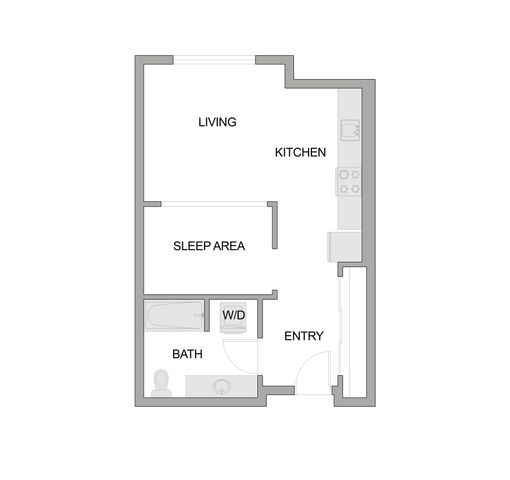 The Walker Urban One Bedroom