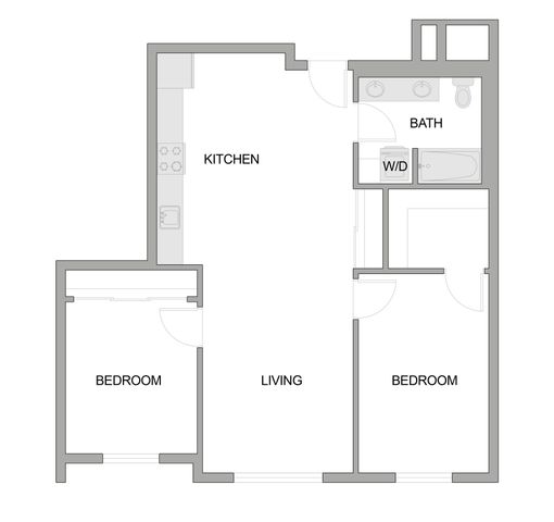 2X1 The Cornell Two Bedroom