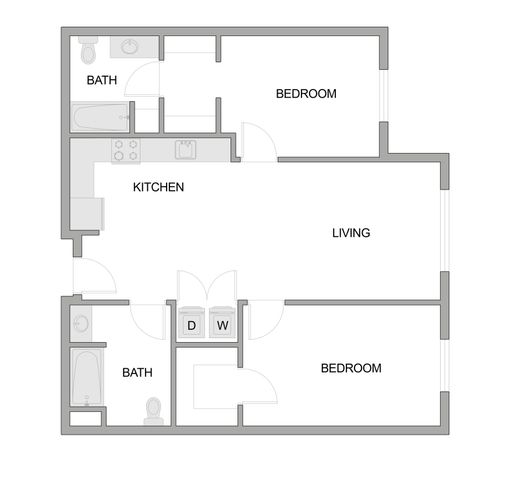 2X2 The Erickson Two Bedroom