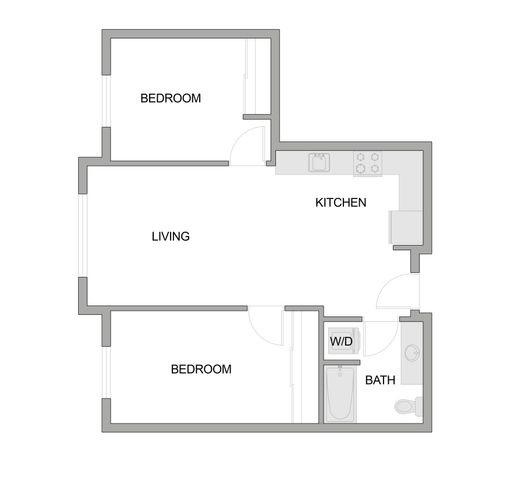 2X1 The Raleigh Two Bedroom
