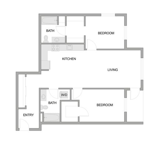 2X2 The Ridge Two Bedroom
