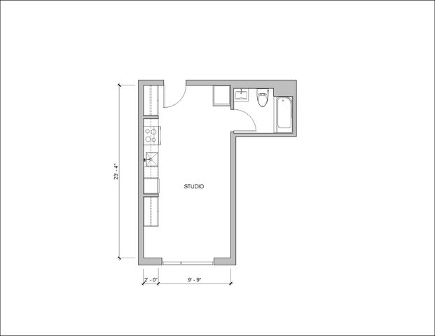 Peninsula Studio Unit Type B