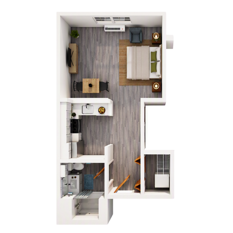 Solthea studio floorplan