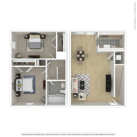 2 Bedroom Townhouse