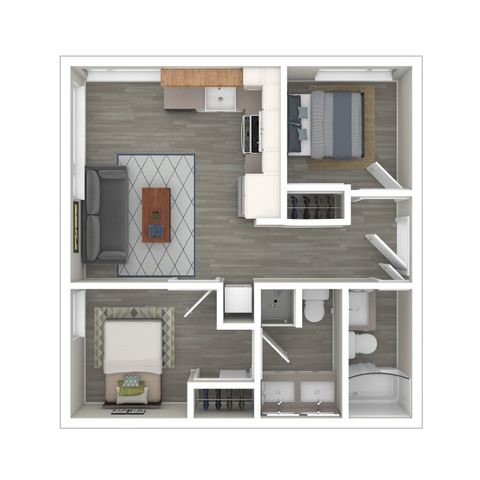 2 Bedroom - 2 Bath