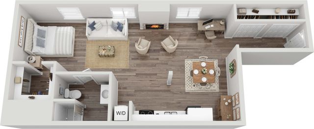 1A 3D Floorplan
