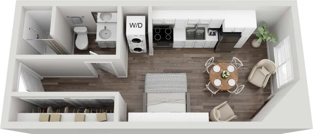 1V 3D Floorplan