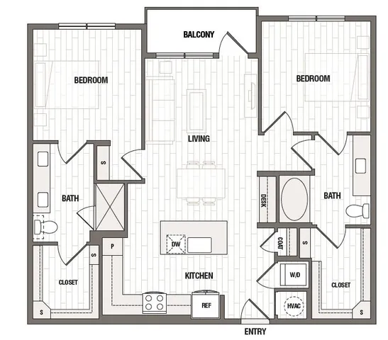 B1 | Caroline Georgetown Floorplans | Georgetown, TX