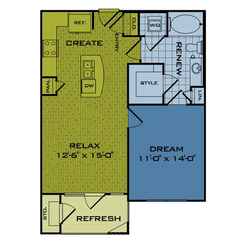 Beacon at Buffalo Pointe A2a Floorplan