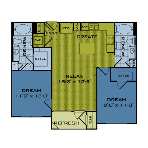 Beacon of Buffalo Pointe B1a Floorplan