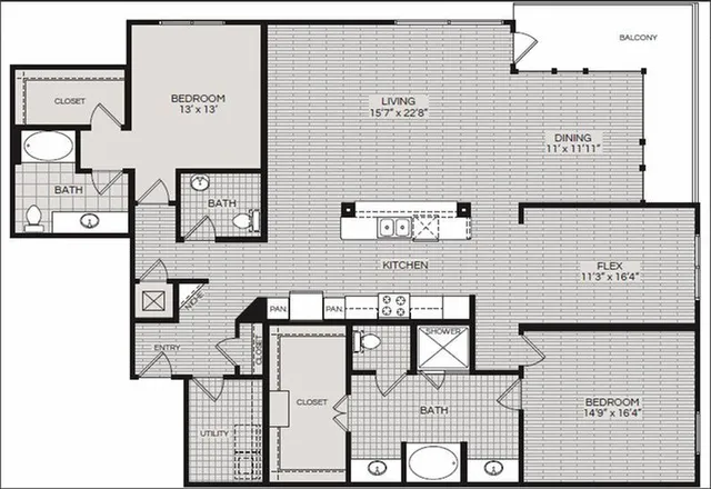 Pearl Residences B1 Floorplan