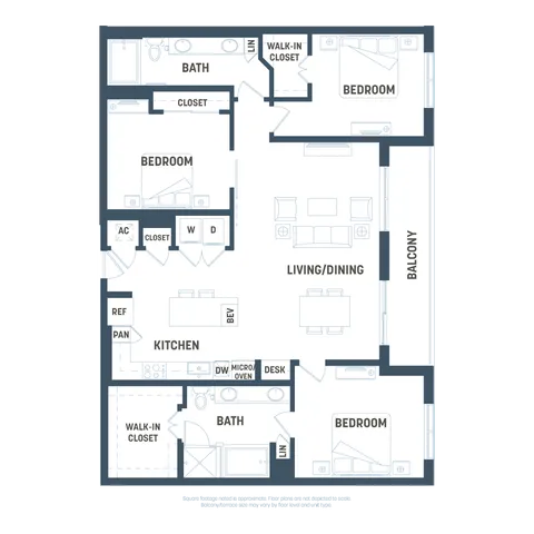 C2a | Pearl Rosemont | Houston, TX Apartments