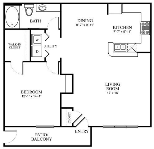 A3 | The Lodge at Spring Shadow | Memorial City Living Apartments
