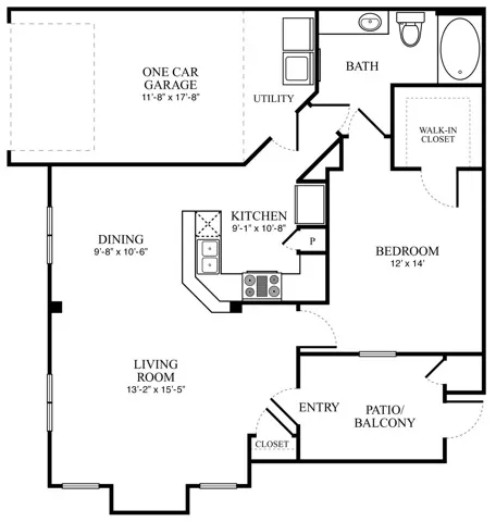 A6 | The Lodge at Spring Shadow | Memorial City Living Apartments