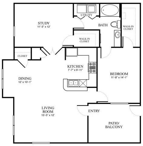 A7 | The Lodge at Spring Shadow | Memorial City Living Apartments