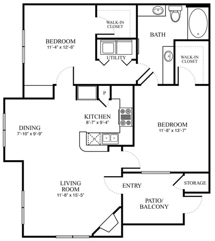 B1 | The Lodge at Spring Shadow | Memorial City Living Apartments