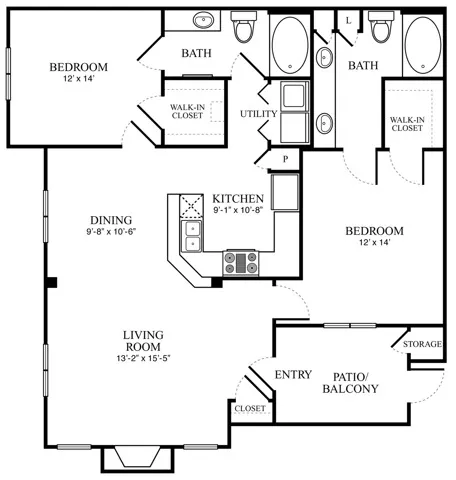 B3 | The Lodge at Spring Shadow | Memorial City Living Apartments