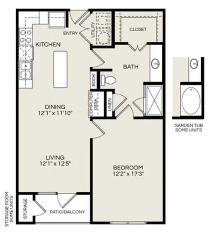 A1.2 | Pearl Woodlake | Houston, TX Apartments